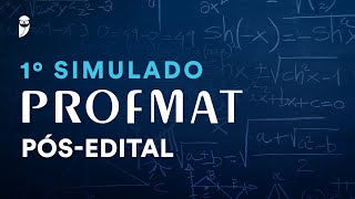 1º Simulado PROFMAT PósEdital  Correção [upl. by Brinkema608]