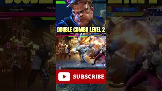 GUILE SF6 DOUBLE COMBO LEVEL 2 HIGH LEVEL GAMEPLAY スト6 sf6guile streetfighter [upl. by Anaul]