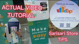 Paano mag Cash In gamit Ang eTap machineactual video tutorialRedz Vlog Official [upl. by Evin]