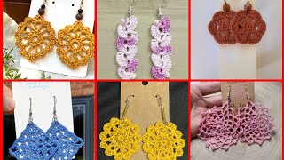 Patrón de pendientes de crochet más elegantes Patrón de crochet gratuito [upl. by Gilli]