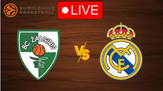 🔴 Live Zalgiris Kaunas vs Real Madrid  EuroLeague 20232024  Live Play by Play Scoreboard [upl. by Menard]