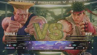 Guile VS Ryu ConnorBlue  Street Fighter V Champion Edition [upl. by Ynneb810]