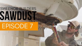 Historic Porte Cochere Renovation  Curved Beam Installation  Sawdust S2 EP07 [upl. by Akieluz]