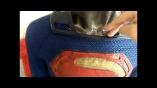 Man Of Steel suit armor piece gluing process [upl. by Iliak]