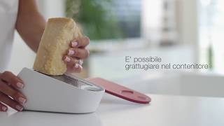 Grattugia formaggio grate amp store Guzzini My Kitchen cucina [upl. by Ynohtnanhoj880]