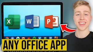 How To Install Microsoft Office Excel Powerpoint Word On Chromebook [upl. by Anilegna]