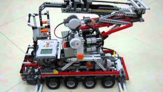 LEGO NXT Platform Vehicle [upl. by Htenaj]