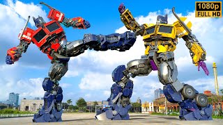 Transformers The Last Knight 2024  Optimus Primes Revenge Battle  Paramount Pictures HD [upl. by Zigmund]