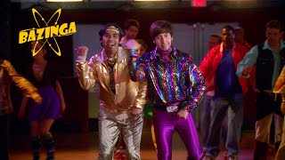 Disco Dancing And Roller Skating  The Big Bang Theory [upl. by Judus]