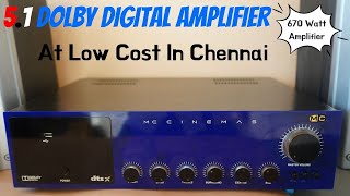 51 Dolby Digital Amplifier Low Cost In Chennai [upl. by Swen]