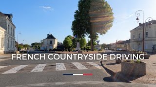 French Countryside Drive 4K  French Villages and Small Forrest Driving [upl. by Eibba968]