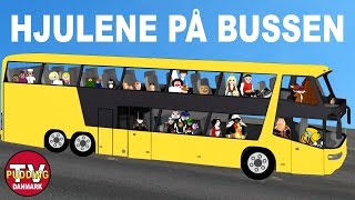 Hjulene på bussen  Danske Børnesange [upl. by Lissie]