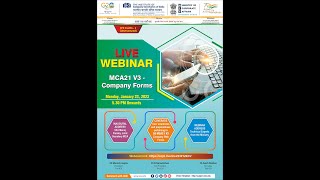 Live Webinar on MCA21 V3 Company Forms [upl. by Amzu]