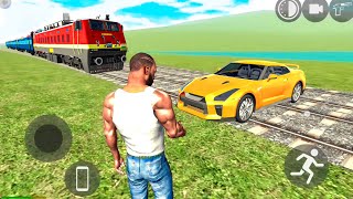 Train Vs GTR Driving Games Indian Bikes Driving Game 3D  Android Gameplay [upl. by Dreyer342]