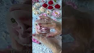 Marshmallow peonies process • edible zefir flowers [upl. by Eran]