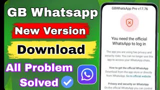 GB Whatsapp  All Problem Solved  No need of link device  Next Gen Nerd [upl. by Juanita]