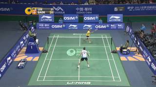 2011 OSIM BWF World Superseries FinalsMSMS  Group AChong Wei Lee vs Peter Hoeg Gade [upl. by Thrasher]