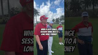 Bryson DeChambeau and Kyle Berkshire putting on a Long Drive Exhibition for Donald Trump 💣 viral [upl. by Zilber991]