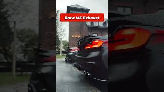 Bmw M5 Exhaust 4k 🏎️ shorts [upl. by Euqitsym48]