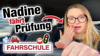 Praktische Führerscheinprüfung mit Nadine RICHTIG GUT 💥  Fischer Academy [upl. by Lonni]