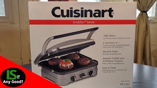 UNBOX amp TESTING The Cuisinart Griddler Series and Demo [upl. by Ecela]