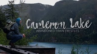 ABANDONED TRAIN TRESTLES IN THE RAIN Parksville BC [upl. by Morgana]