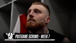 Maxx Crosby and Brock Bowers Postgame Media  Week 7  NFL [upl. by Tse]