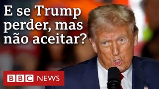 Eleições EUA 2024 e se Trump perder mas voltar a questionar o resultado [upl. by O'Conner]