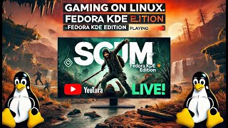 Gaming on Linux Fedora KDE Edition LIVE 🎮🐧 LinuxGaming FedoraKDE OpenSource [upl. by Didier]