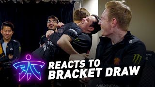 Fnatic Reacts To  Worlds 2018 Bracket Draw [upl. by Westley]