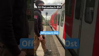 OffenbachOst Einfahrt RB423S2➡️DietzenbachBhf sbahn shorts [upl. by Nofpets342]