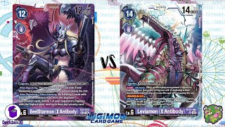 DIGIMON TCG Local match Three Musketeers Purple vs Leviamon X Purple  TEA COFFEE AND GAMES [upl. by Allina]