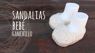 Tutorial Sandalias Bebé Punto Estrella Ganchillo  Crochet [upl. by Annawoj520]