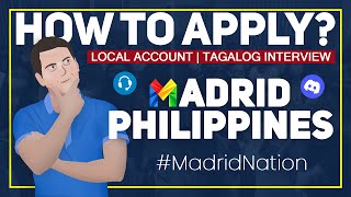 PAANO MAGAPPLY SA MADRID PHILIPPINES  Tagalog Interview Complete Guide for Application [upl. by Eirrok993]