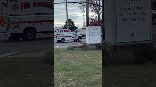 2 Nassau County hazmat units passing by [upl. by Zsa Zsa727]