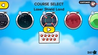 Flappy Golf 2  Laser Shield Land Superstar [upl. by Aek]