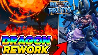 TUDO SOBRE a NOVA DRAGON REWORK do BLOX FRUITS NOVO ITEM e TRANSFORMAÇÃO HÍBRIDA CONFIRMADA [upl. by Eirruc940]