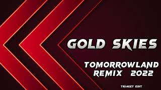 Gold Skies  tomorrowland remix 2023 TRIAGET EDIT [upl. by Leventis118]