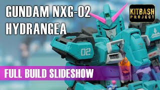 Gundam NXG02 Hydrangea RG 1144 Kitbash revised reupload [upl. by Haianeb]