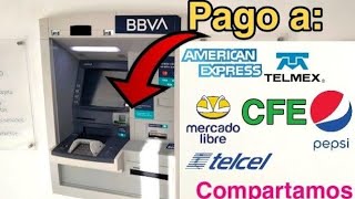 Cómo pagar desde un cajero Bancomer BBVA 🏧 [upl. by Jeno]