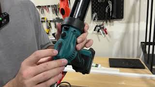 APROTII Cordless Caulking Gun Compatible with Makita Battery Electric Caulk Gun for Filling Sealin [upl. by Ilrahc]