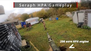 Airsoft HPA at a budget Seraph HPA gameplay at Krinkovs armory [upl. by Iphigeniah359]