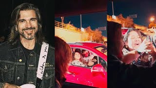 EL VIDEO VIRAL DE UNA FAN DE JUANES QUE CANTABA UN TEMA EN EL AUTO Y APARECIÓ EN EL AUTO DE AL LADO [upl. by Kahl969]