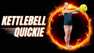 Beginner Kettlebell Workout for CORE amp UPPER BODY Strength  Kettlebell Quickie 18 [upl. by Nonnahsed641]