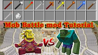 Mob Battle Mod Tutorial  How to make EVERY mobs fight 1165  1211 [upl. by Teodoro439]