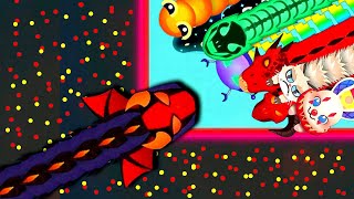 DAMIEN VS TOFU SNAKES BATTLE SCENE 🐍 BEST EPIC SNAKE IO GAMEPLAY 49 [upl. by Savart429]