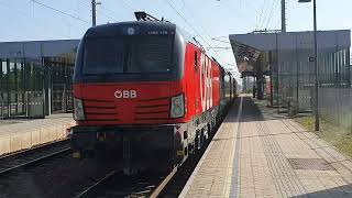 Lokzug für die 100JahreOEBB Feier in Straßhof [upl. by Anelhtac]