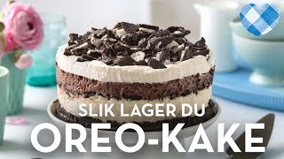 Oreokake oppskrift  Så digg at du slipper å løpe på Deli de Luca  TINE Kjøkken [upl. by Rurik]