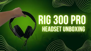 RIG Pro 300 headset unboxing [upl. by Rotce]