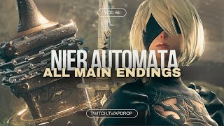 Nier Automataall endings  ep6  apDrop VOD [upl. by Gosselin]